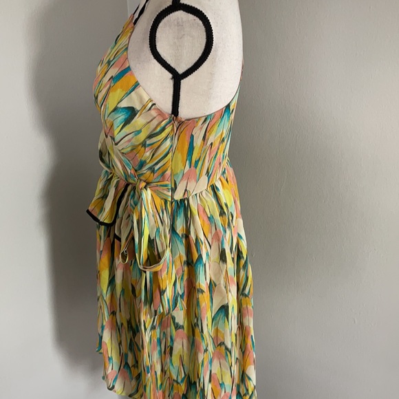 Hype 100% silk dress multi color - Picture 8 of 12